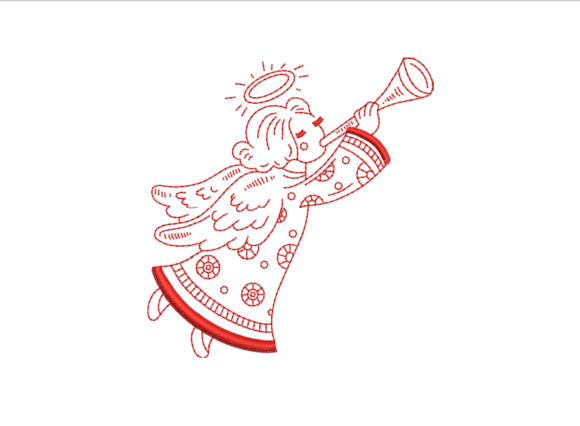 Angel Red Work: A Designer’s Review for Holiday Projects