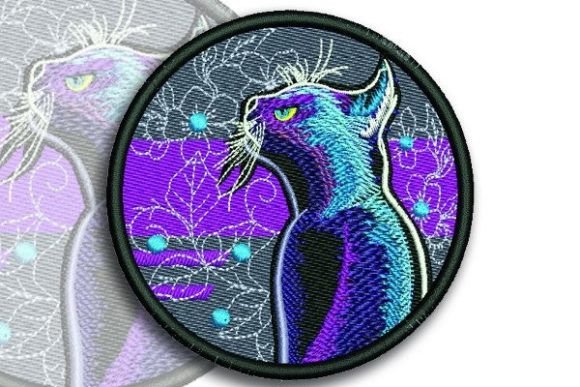 Cat in Circle: A Festive Embroidery Design Review