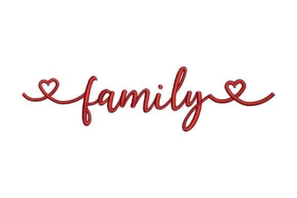 Family with Hearts: A Holiday Embroidery Review