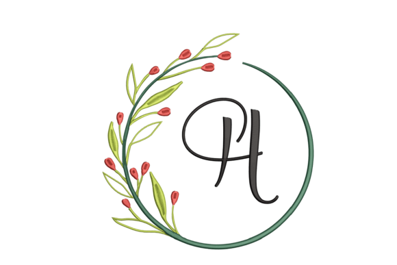 Monogram H: Elevating Holiday Embroidery Projects