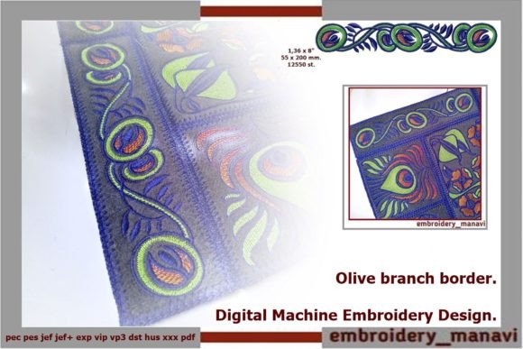 Olive Branch Border: An Art Nouveau Review