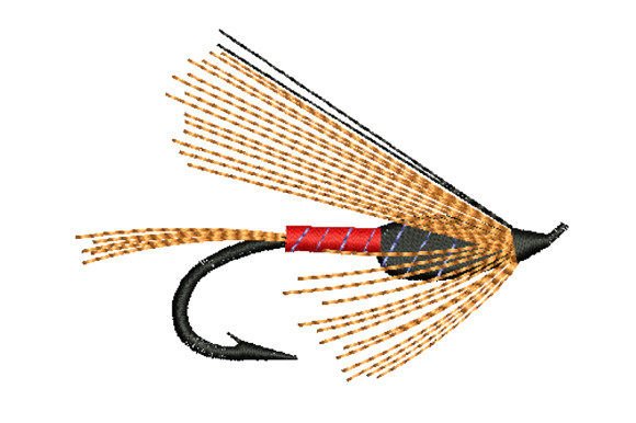 Review: Fishing Rod with Bait Embroidery Design