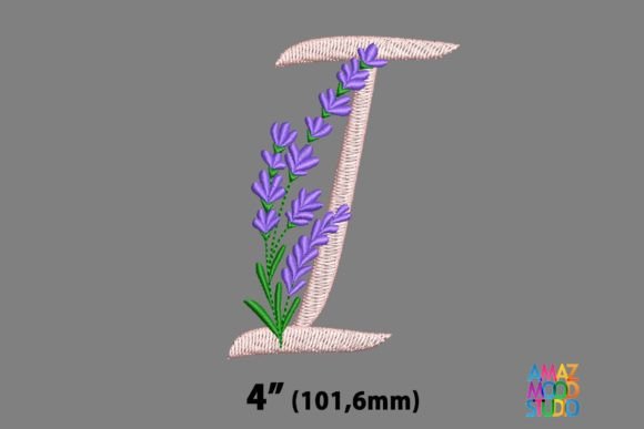 Review: Letter I Floral Lavender Monogram for Sweatshirts