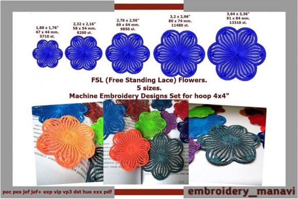 Reviewing FSL Free Standing Lace Flowers