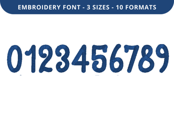 Reviewing Loretto Font 0 to 9 for Embroidery