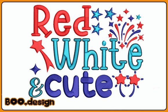 Reviewing Red White and Cute 4th of July for Real Projects